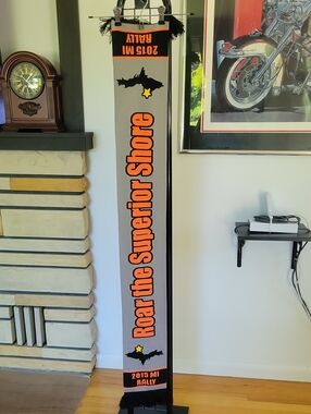HOG Harley Owner Group Rally Scarf O/S Gray/Orange/Black